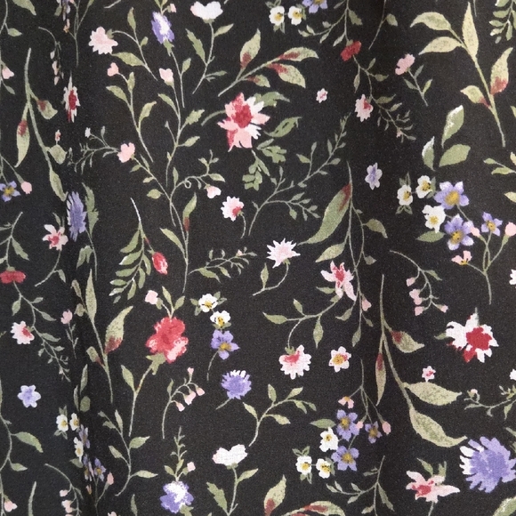 French Grey One-Shoulder Floral Dress - Picture 5 of 6